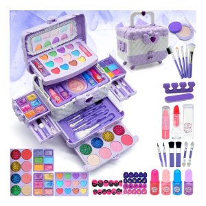 maletin maquillaje violeta para niñas