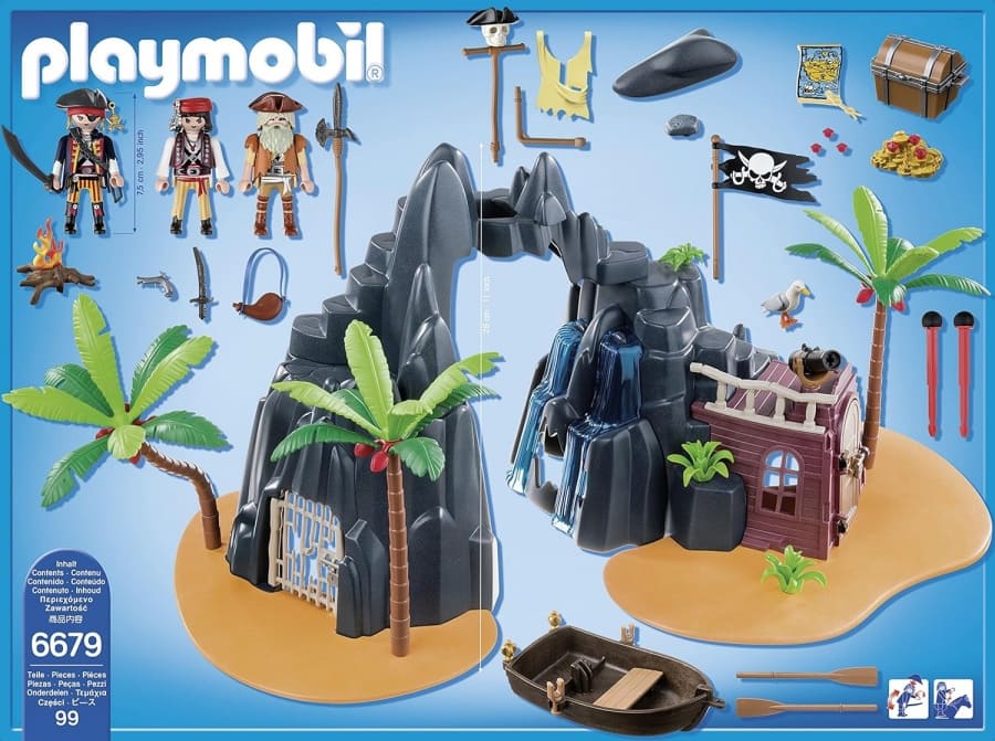 juguete playmobil isla tesoros piratas