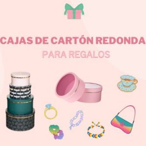 Bonitas Cajas de Cartón Redondas para Regalos