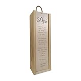 Deliex delicias de Extremadura. Regalo para padres con el mensaje que desees, caja de madera personalizada para botellas, regalo original… (1...