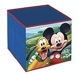 Superdiver Cubo Organizador Plegable de Tela Disney - Caja de Almacenaje para Juguetes Compatible con Kallax de IKEA para Dormitorio Infantil -...