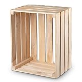 Caja de madera flameada vintage, 50 x 40 x 30 cm, madera vintage, caja de fruta, caja de madera, caja de madera, caja de madera grande, cajas de...