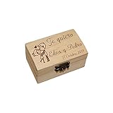 OyC Original y Creativo mini Caja de madera personalizada - Caja de madera - Caja de madera personalizada (Mini caja Personaliada)