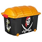 URBN-TOYS - Caja de almacenamiento de tesoro con diseño de pirata o hada para niños, diseño pirata