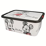 Stor Caja de almacenaje con Cierre de Click de 13 litros de Mickey Mouse