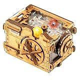 iDventure A-Maze-ing Safe - Caja de Dinero e Laberinto de canicas - Caja misteriosa - Puzzle 3D de Madera - Regalos hicha Originales - Caja...