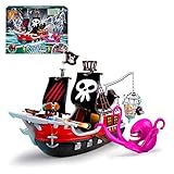 Pinypon Action- Barco Pirata Ataque al Kraken (Famosa 700015803)