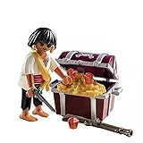 PLAYMOBIL Pirata con Cofre del Tesoro