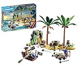 PLAYMOBIL Pirates 70962 Promo Pack Isla del Tesoro Pirata con Esqueleto y cañón de Disparo, Juguete para niños a Partir de 4 años