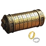 Da Vinci Code Mini Cryptex For Christmas Valentine's Day Most Interesting Birthday Gifts For Boyfriend and Girlfriend Brain Teaser Lock Puzzles