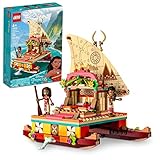 LEGO Disney Princess Barco Aventurero de Vaiana, Catamarán con Mini Muñecas y Delfín, Juguete de Construcción para Niñas y Niños de 6 Años...