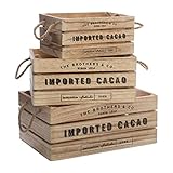 ATMOSPHERA CREATEUR D'INTERIEUR Caja Colonial Cagette x 3