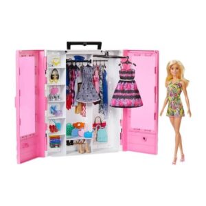 Barbi maletin armario con muñeca