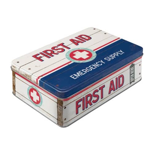 Caja metálica de Primeros Auxilio
