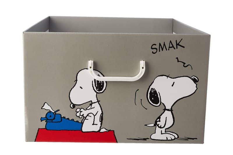 caja juguetes perrito Snoopy