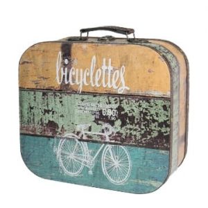 maleta madera bici vintage