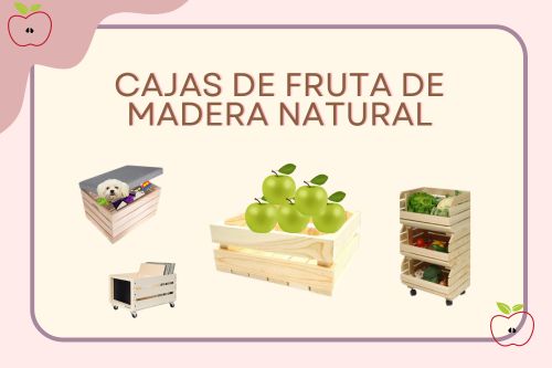 cajas fruta madera natural baratas