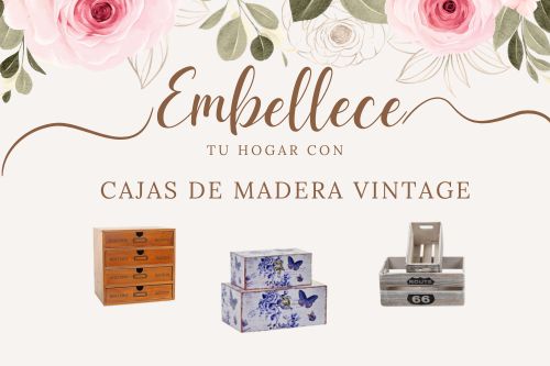 mejores cajas de madera vintage