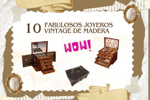 mejores joyeros de madera vintage