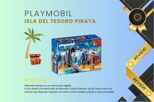 playmobil isla del tesoro pirata juego para niños