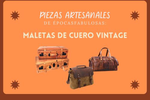 maletas de cuero vintage antiguas